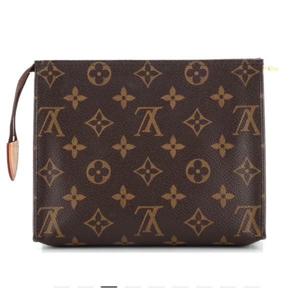 ONE DAY SALE Louis Vuitton Monogram Toiletry cosmetic Pouch Bag 19, DISCONTINUED - Picture 1 of 11